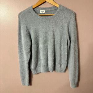 Aritzia Sunday Best Kitten Sweater Grayish Blue Size 2XL